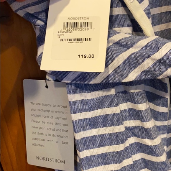 1901 jumpsuit in blue and white NWT - Picture 8 of 15